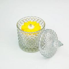 DAISY DELIGHT JAR SCENTED CANDLE
