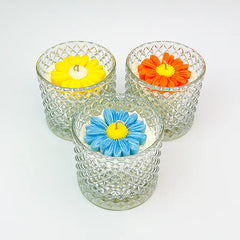 DAISY DELIGHT JAR SCENTED CANDLE