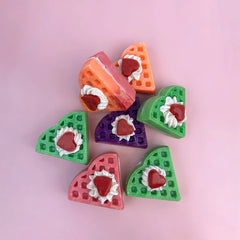 Cream Bliss Waffle Soap