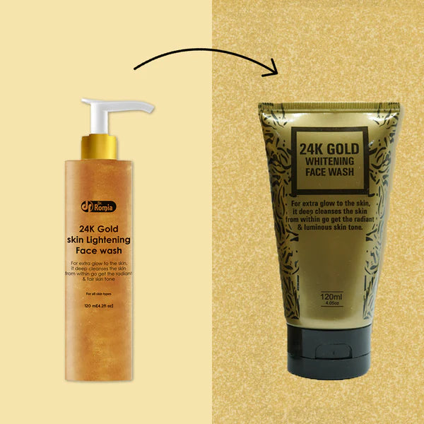 24K Gold Skin Lightening Face Wash