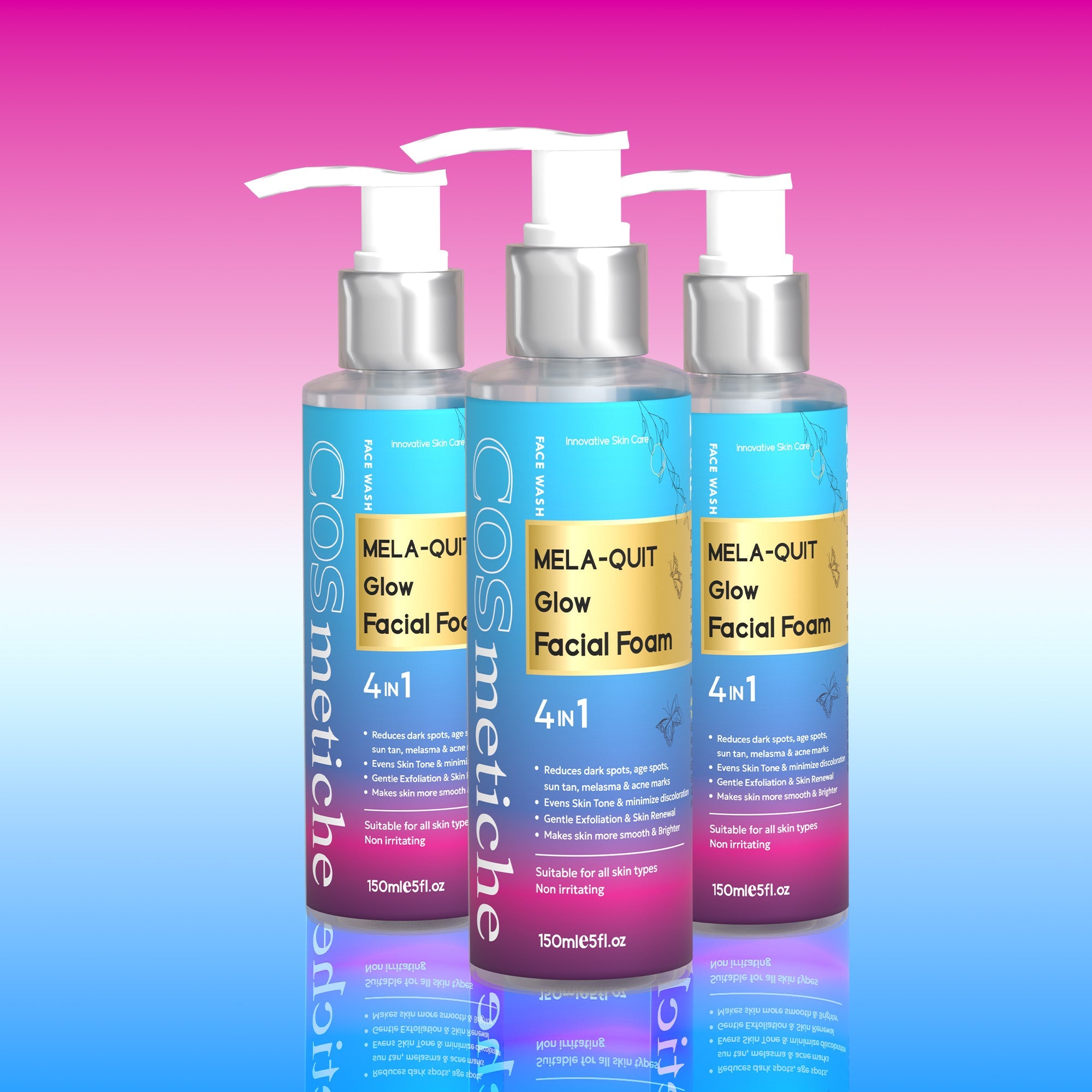 Mela-Quit glow Facial Foam