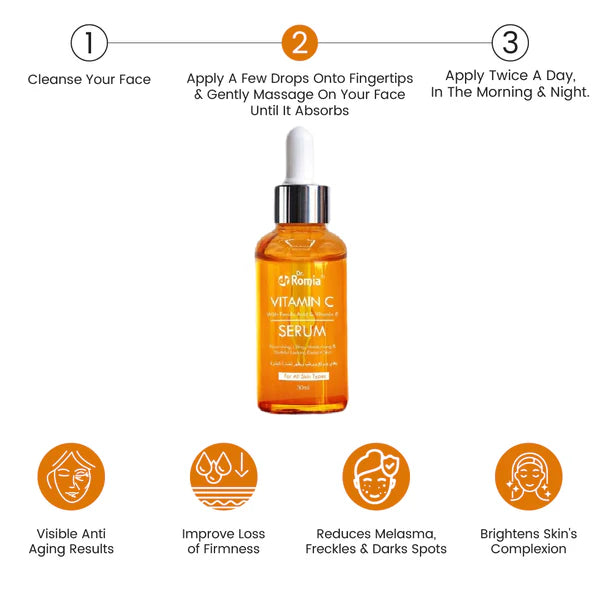 Vitamin C Serum (With Ferulic Acid & Vitamin E)